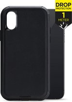 Mobilize Defender Telefoonhoesje geschikt voor Apple iPhone X/XS Hoesje Hardcase Backcover Shockproof - Zwart