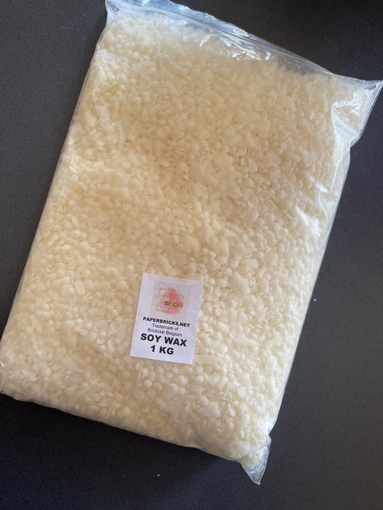 aankleden Verleden Geheugen Soja was - 1 kg - Paper Bricks® soy wax voor kaarsen en melts - ecologische  sojawas | bol.com