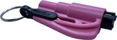 KeyHammer 'Pocket 2-in-1' - Veiligheidshamer Auto - Veiligheidshamer aan Sleutelhanger - Noodhamer - Lifehammer Auto - blauw