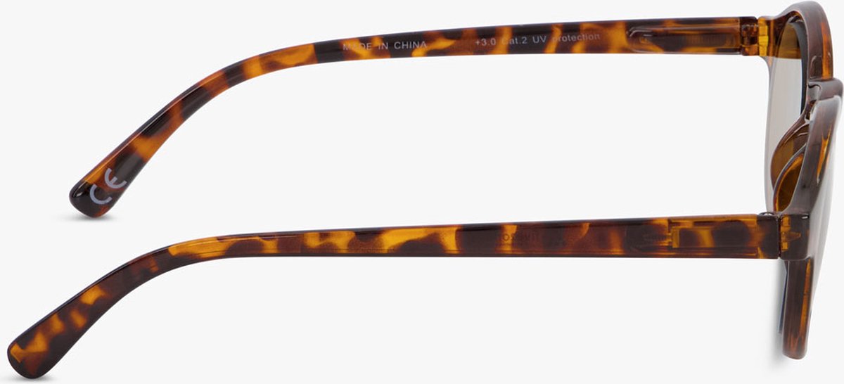 Five2One-Eyewear zonneleesbril Shingle Shiny Turtle Oak - +2,5 sterkte