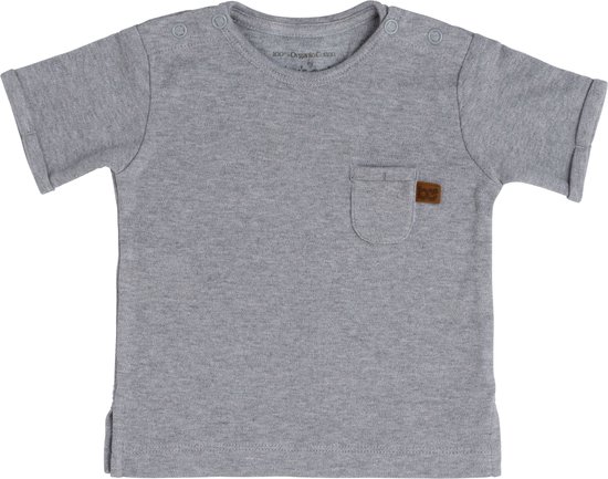 Baby's Only T-shirt Melange - Grijs - 50 - 100% ecologisch katoen - GOTS