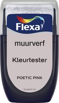 Flexa Muurverf - Kleurtester - Kleur van het jaar 2022 - Poetic Pink - 30 ml