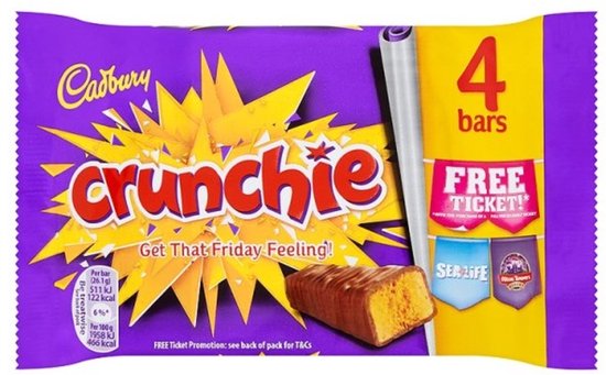 Cadbury Crunchie 2x4x26g