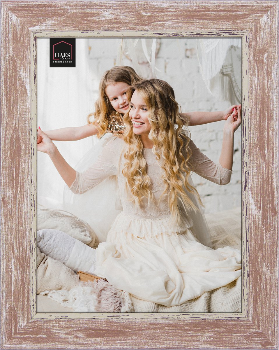 HAES deco Kunststof fotolijst Brion bruin voor 1 foto formaat 10x15 - SP14415