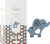 Biberoia® Bijtring olifantje Baby Koelbijtring Bijtring Bijtspeelgoed Baby speelgoed Badspeelgoed Grijs