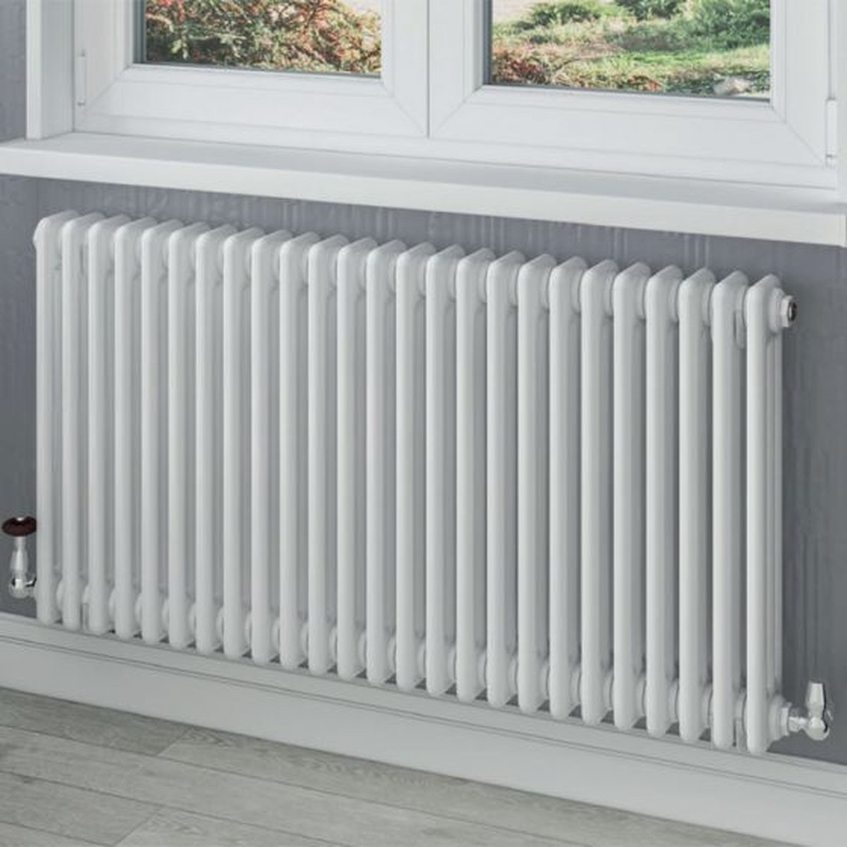 Eastbrook- Imperia drie kolom Radiator Wit glans 60x60,5cm | bol.com