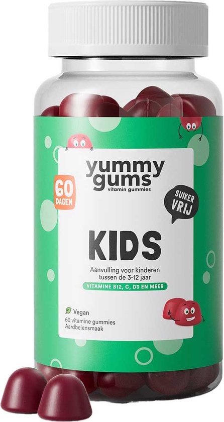 Yummygums kids - multivitamine gummies kinderen en junioren - suikervrij -...