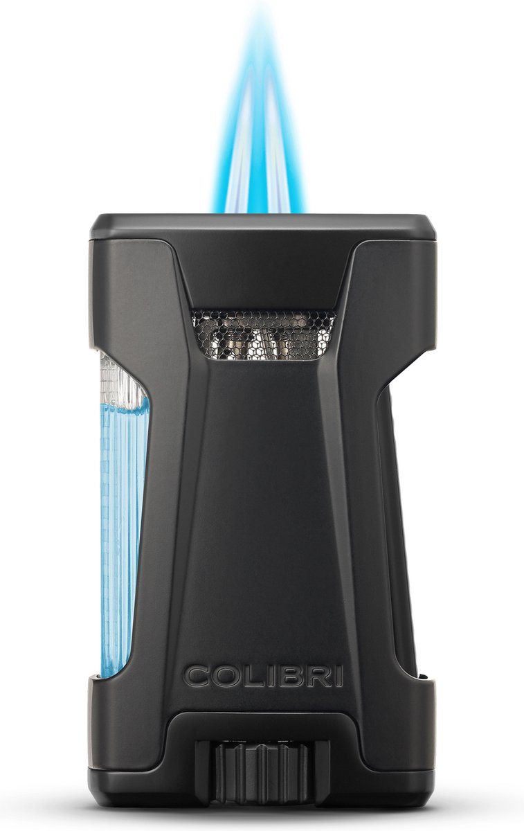 Goedkoopste Colibri Rebel - Dubbele Jet Flame Aansteker - Windproof Sigarenaansteker/Stormaansteker