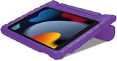 iPad 10.2 (9e gen)/iPad 10.2 (2020)/iPad 10.2 (2019) Kinder Tablet Hoes hoesje - CaseBoutique - Paars - EVA-foam