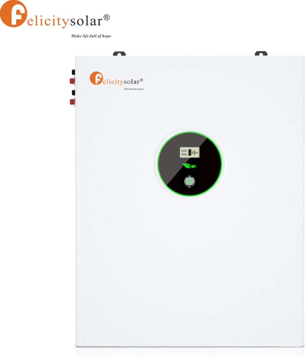 Felicity Solar Thuisbatterij 10 kWh Power Wall 200 ah 48V - Felicity Solar