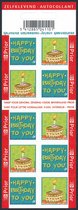Bpost - Gelukkig verjaardag - 10 postzegels - Verzending België - Happy birthday