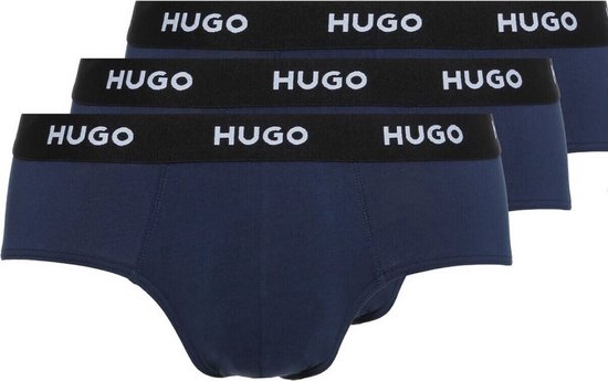 Hugo Boss Hipster Briefs (3-Pack) - Culottes pour hommes - Blauw - Taille S