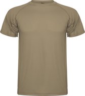 Lot de 2 chemises de sport unisexes couleur sable manches courtes marque MonteCarlo Roly taille L