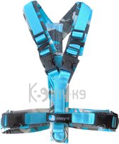 AnnyX Hondentuig - OPEN - Limited Edition - ICE- maat S - Borstomvang 52-64cm - Gewicht hond 9 -19 kg