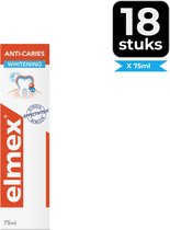 Elmex Tandpasta anti cariës whitening - 75ml - Voordeelverpakking 18 stuks