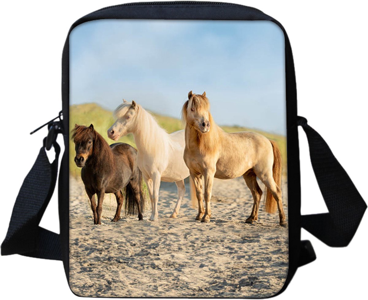 Schoudertas - paard - pony - strand