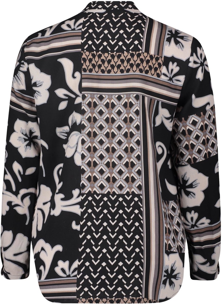 BETTY BARCLAY - Bloes - Maat 42 - Vrouwen - 9875 Black/Beig - Viscose