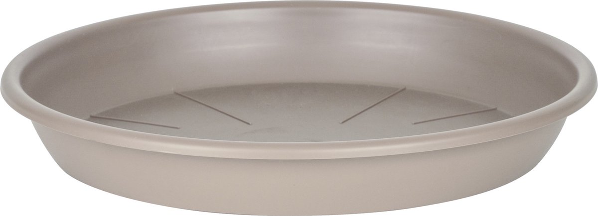 Juypal Plantenschotel - taupe - kunststof - Dia 30,5 cm - onderschotel/opvangschaal
