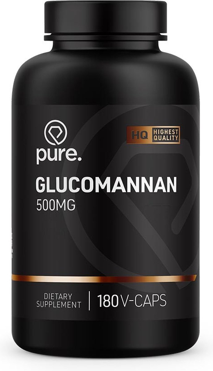 pure. Glucomannan - Fatburner - 180 vegan capsules - Pure
