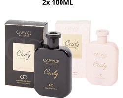 foto van Capace Exclusive - Cady&Cecily - 2x 100ML - Giftset - Vrouwenparfum - Parfum - Eau de parfum - Geschenk - Gratis verzending