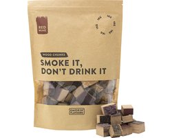 Smokin' Flavours - Rookchunks 1 KG rode wijnvaten
