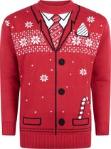 Foute Kersttrui Heren - Christmas Sweater "Keurig Kerst" - Mannen Maat S - Kerstcadeau