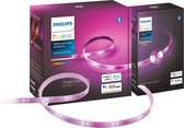 Philips Hue Lightstrip Plus basis 2 meter + 1 meter uitbreiding- Wit en gekleurd licht - Wit - 20W - Bluetooth - V4 - incl. Voeding