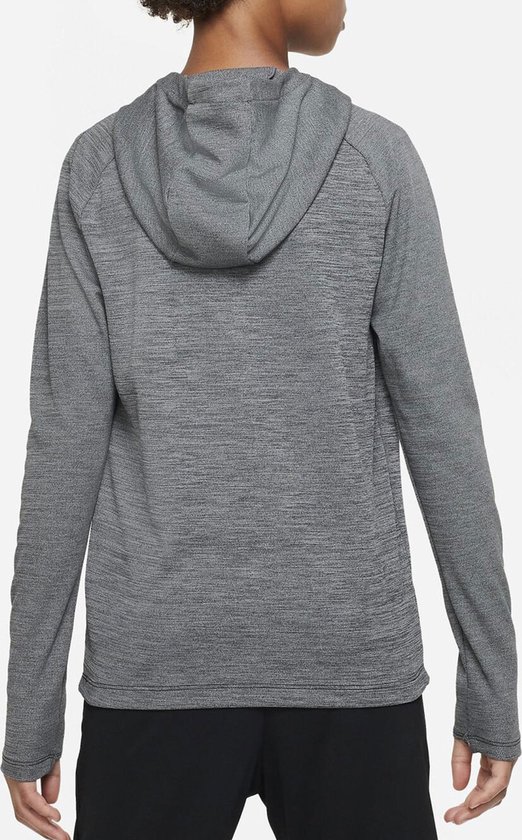 Nike Dri-Fit Training Top Hoody Garçons - Grijs/ Oranje - Taille 152