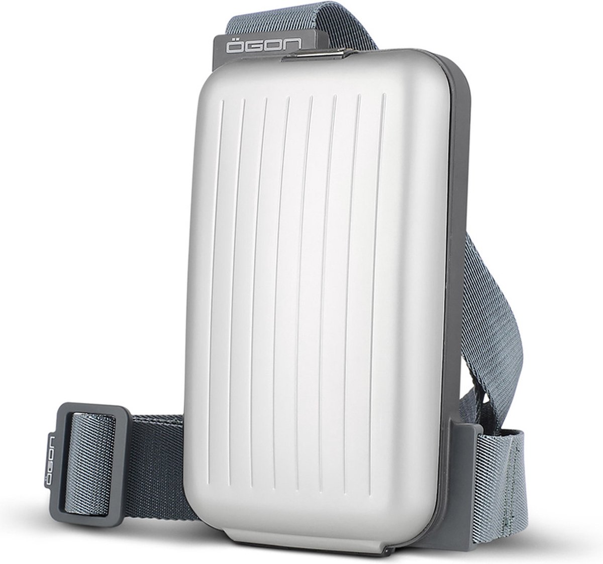 Ogon Designs Phone Bag Aluminium Telefoontas - Sling Bag - Zilver