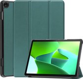 Hoesje Geschikt voor Lenovo Tab M10 (3rd gen) Hoes Case Tablet Hoesje Tri-fold - Hoes Geschikt voor Lenovo Tab M10 (3e gen) Hoesje Hard Cover Bookcase Hoes - Donkergroen