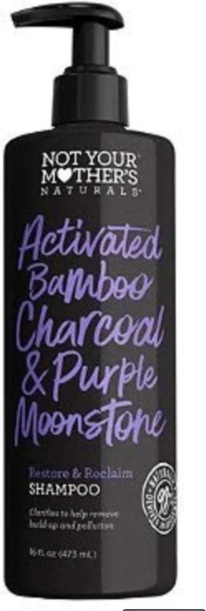 NotYourMother,s Activated Bamboo Charcoal & Purple Moonstore Shampoo 473ml