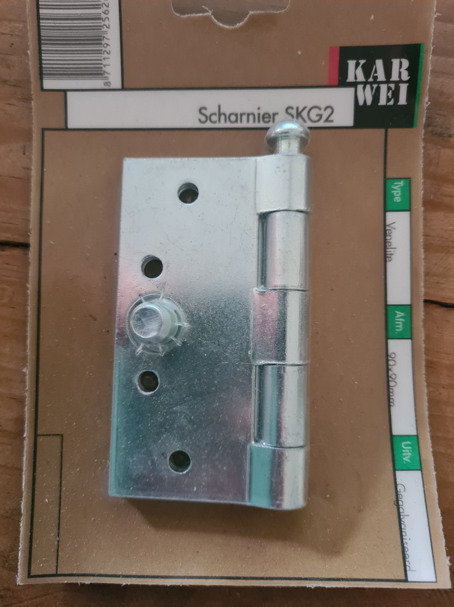 Karwei Scharnier SKG2 Venelite 90x90mm Gegalvaniseerd