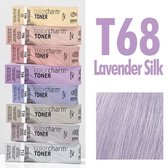 Wella Color Charm Permanent Creme Toner - T68 Lavender Silk + développeur - Wella toner - Toner capillaire - Cheveux violets - hair violets