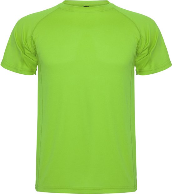 Limoen Groen 5 Pack unisex sportshirt korte mouwen MonteCarlo merk Roly maat XXL