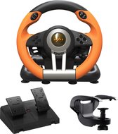 PXN - V3 Pro - Race Stuur met Pedalen & Flippers - Game Stuur - Geschikt voor PS4 - Xbox One - PC - Xbox Series X|S - PS3 - Nintendo Switch