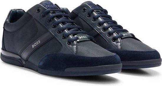 Boss Saturn Lowp Lage sneakers - Heren - Blauw - Maat 43