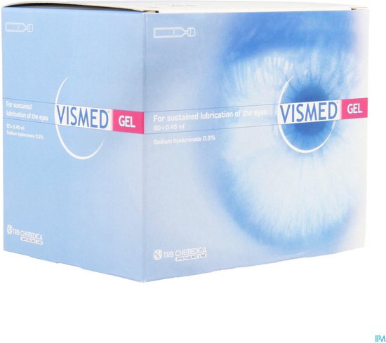 Gel pour les yeux Vismed 0,3% 0,45 ml