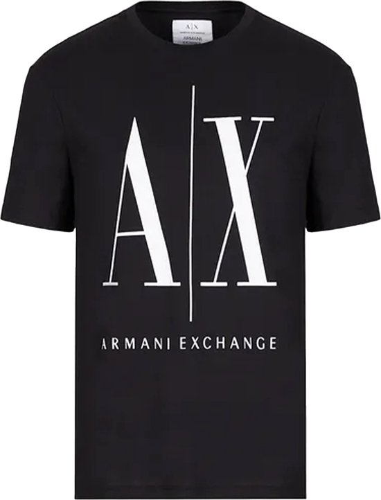 Armani Exchange 8nztpa T-shirt Met Korte Mouwen Zwart XL Man
