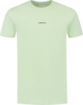 Purewhite - Heren Regular fit T-shirts Crewneck SS - Lt Green - Maat XXL