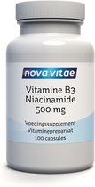 Nova Vitae - Vitamine B3 - Niacinamide - 500 mg - 100 capsules