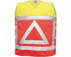 Verkeersregelaar hesje/vest - fluor oranje geel - Maat M/L
