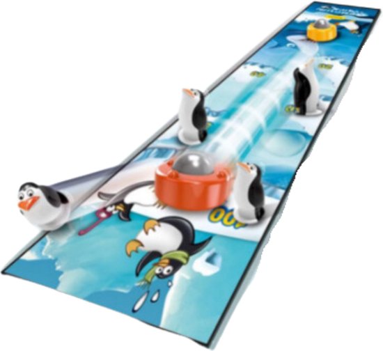 Relaxdays tafelbowling mini bowlingbaan - tafelspel - behendigheidsspel
