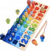 Speelgoed Voor Baby’s - Vormen - Kinderen - Kinderspel - Kleuren Leren - Puzzelspel - Bouwstenen - Kleurrijke Magnetische Bouwstenen - Creatief - Educatief speelgoed - Houten speelgoed