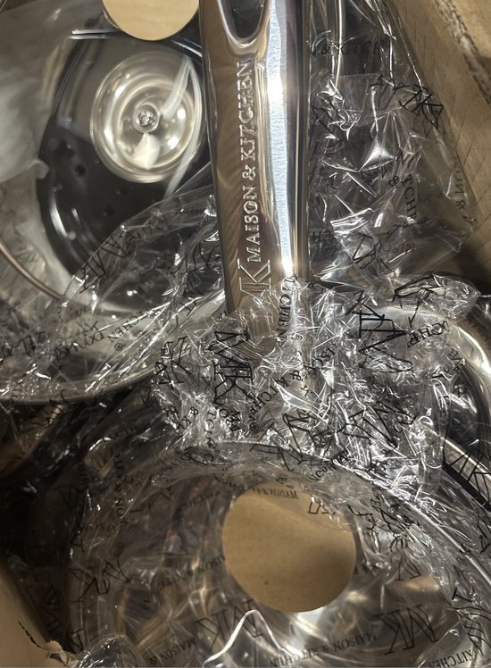 Batterie de cuisine - Revêtement marbré - Casserole - Casserole - 14 pièces - Modèle 2023 - Oranje