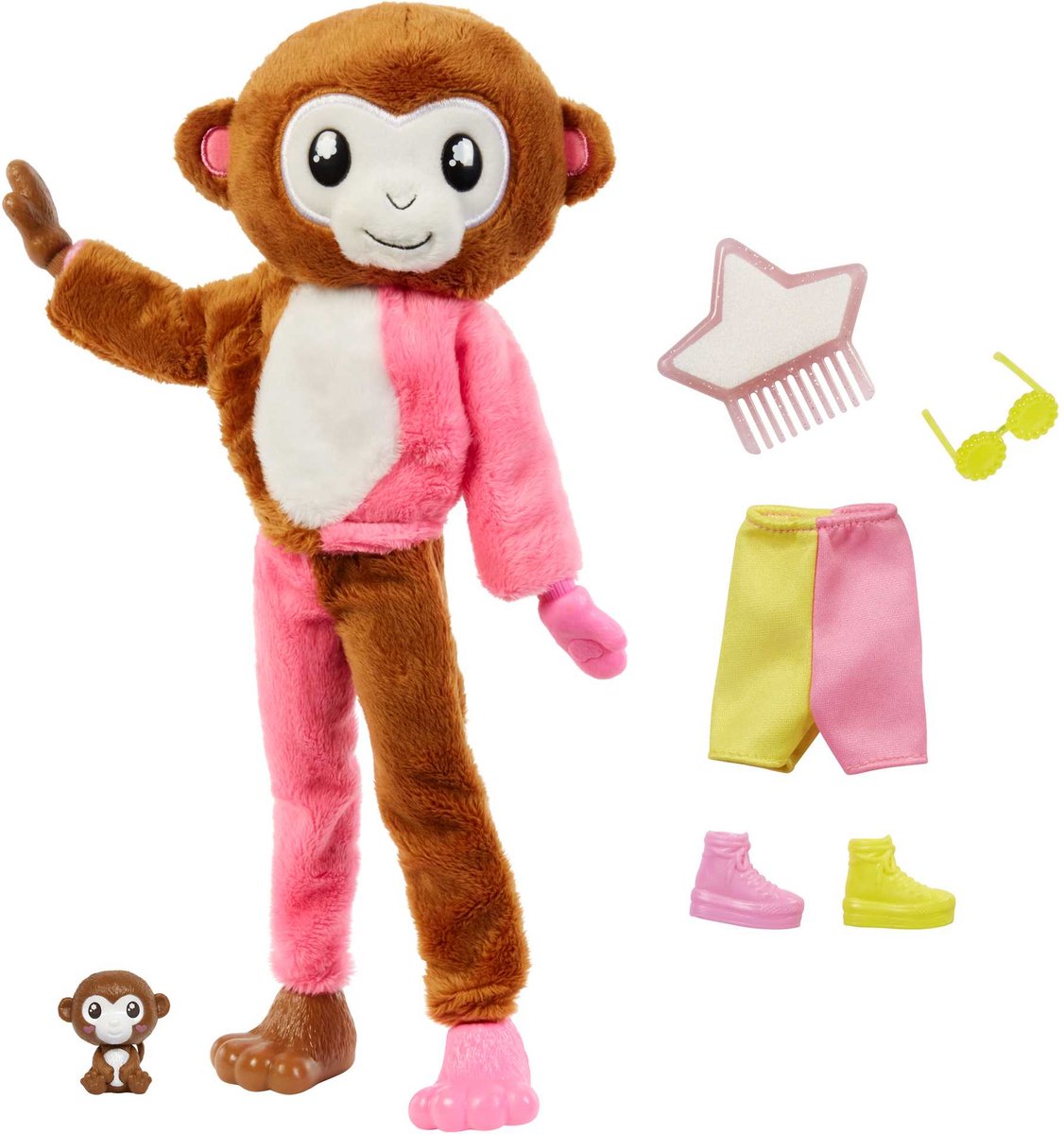 Barbie Cutie Reveal Jungle - Barbiepop - Aap met verrassingsaccessoires — afbeelding 14
