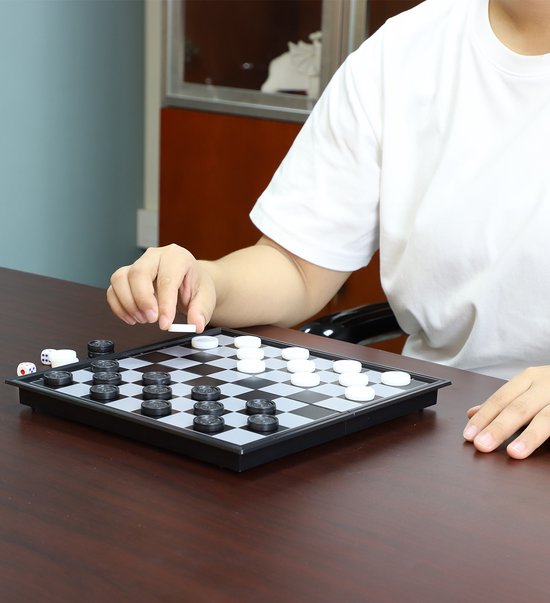 ACOGEDO Veelzijdige 22 Mm Plastic Checkers Ingesteld voor Kinderen en
