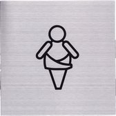 CC10010011 pictogram: 'Baby Verschoningsruimte' vierkant 125x125