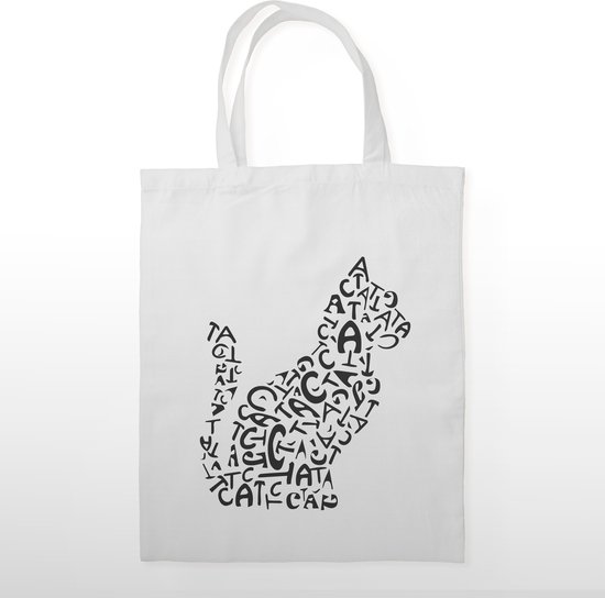 Cats Tote Bag draagtas - Tote Bag Grocery Shoulder Bag Beach Bag shopping bag reusable eco funny tote bag unisex bag - Katoenen Tas, Winkelen - Strandtas