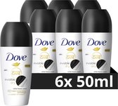 Dove Advanced Care Invisible Dry Anti-Transpirant Deodorant Roller - 6 x 50 ml - Voordeelverpakking