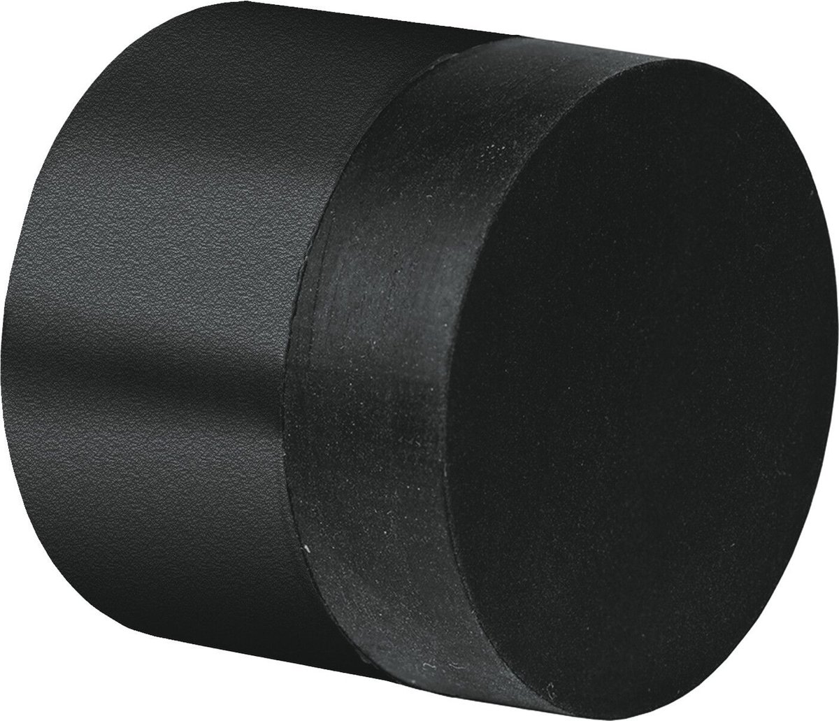 Deurstopper wandmontage ø30x26mm zwart